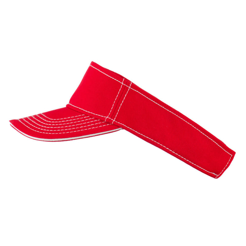 Contrast Stitch Sandwich Visor
