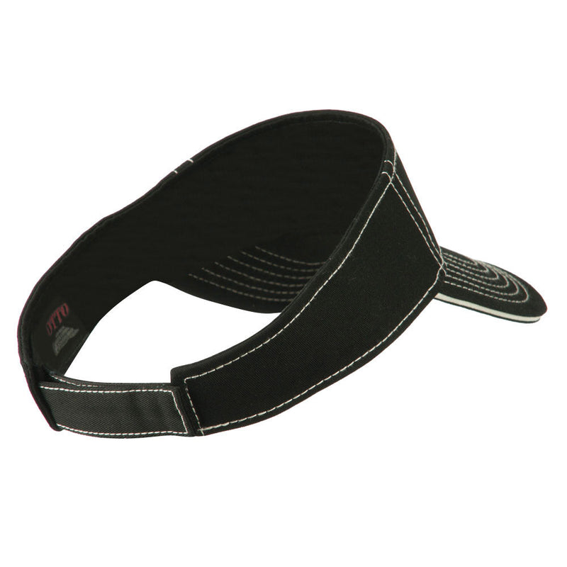 Contrast Stitch Sandwich Visor