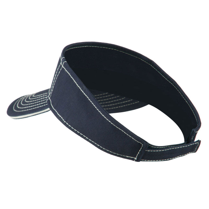 Contrast Stitch Sandwich Visor