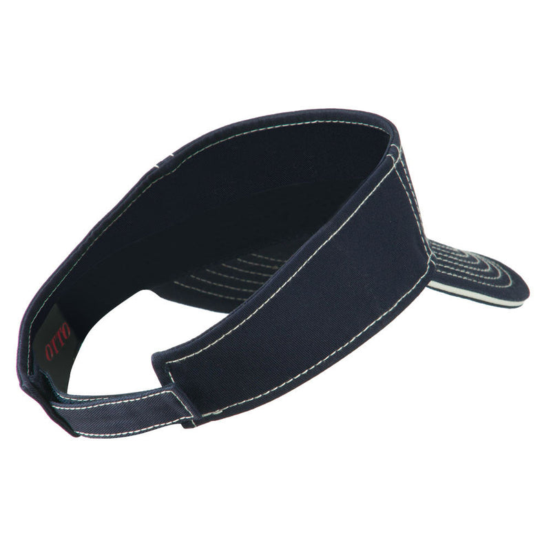 Contrast Stitch Sandwich Visor