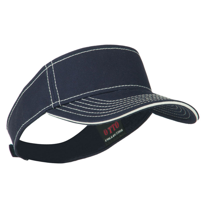 Contrast Stitch Sandwich Visor
