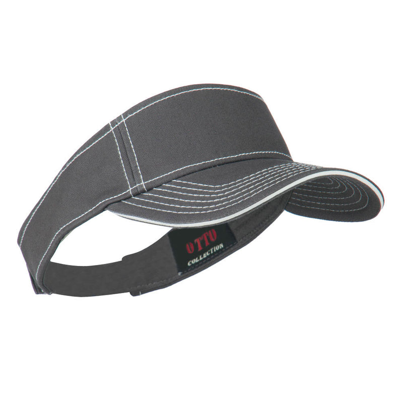 Contrast Stitch Sandwich Visor
