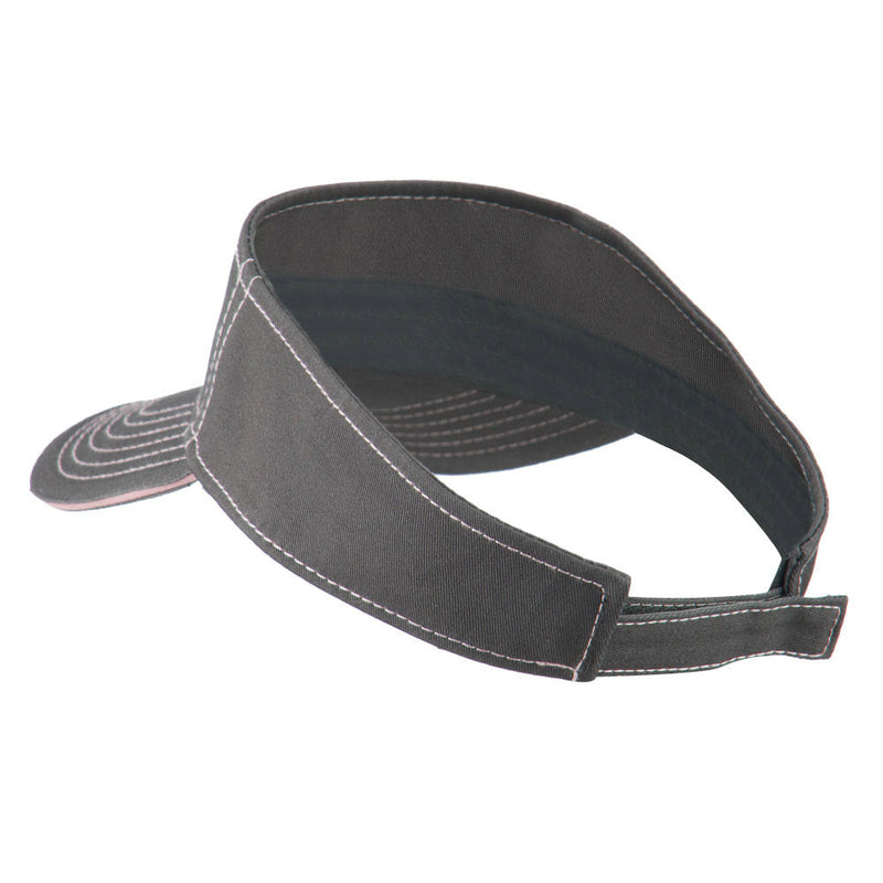 Contrast Stitch Sandwich Visor