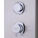 47 Inch Stainless Shower Panel with Massage Jets Hand Shower by LJGDeals