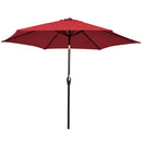 10 Feet Outdoor Patio Umbrella with Tilt Adjustment and Crank-Blue by DirectDeals