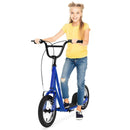 Height Adjustable Kid Kick Scooter with 12 Inch Air Filled Wheel by LJGDeals