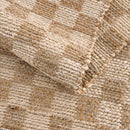 Ionut Checkered Jute Area Rug