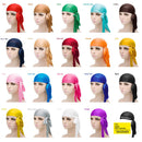 Silky Durags for Men Women 360 Waves with 1 Wave Cap Silky Satin Durag Extra Long Tails Moisture-Tech Fabric Satin Du-Rag