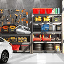 72" H Garage Shelving Unit, Garage Storage Shelves 2500LBS Heavy Duty Shelving, Adjustable 5 Tier Metal Shelving Utility Shelf, Storage Rack for Industrial, Warehouse, Basement (16" D*36" W*72" H)