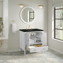 James Martin Myrrin 30" Single Bathroom Vanity, Bright White