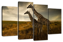 Giraffe Family Wall Art