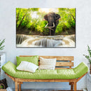 Waterfall Elephant Wall Art