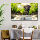 Waterfall Elephant Wall Art