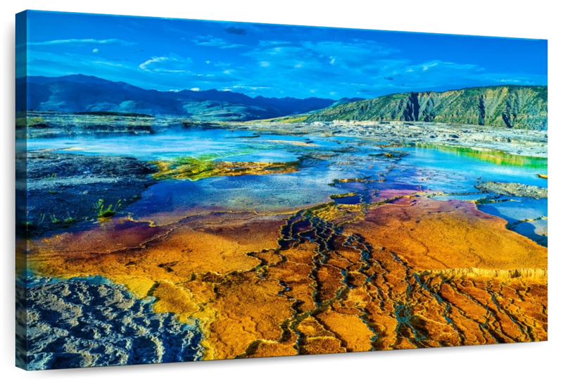 Yellowstone Mammoth Hot Springs Wall Art