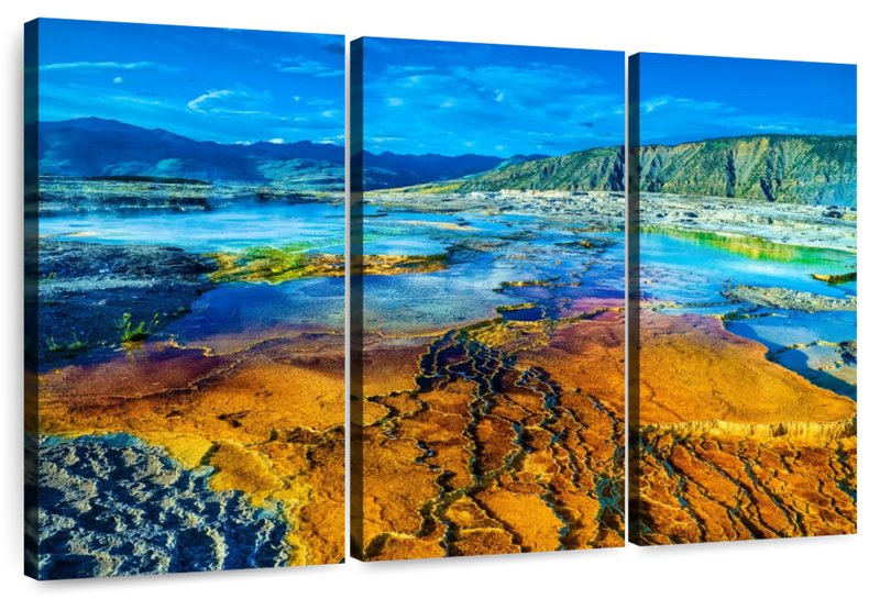 Yellowstone Mammoth Hot Springs Wall Art