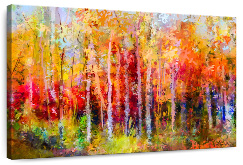 Abstract Fall Wall Art