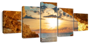 Bright Beach Sunrise Wall Art