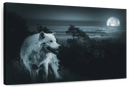 Moon Wolf Wall Art