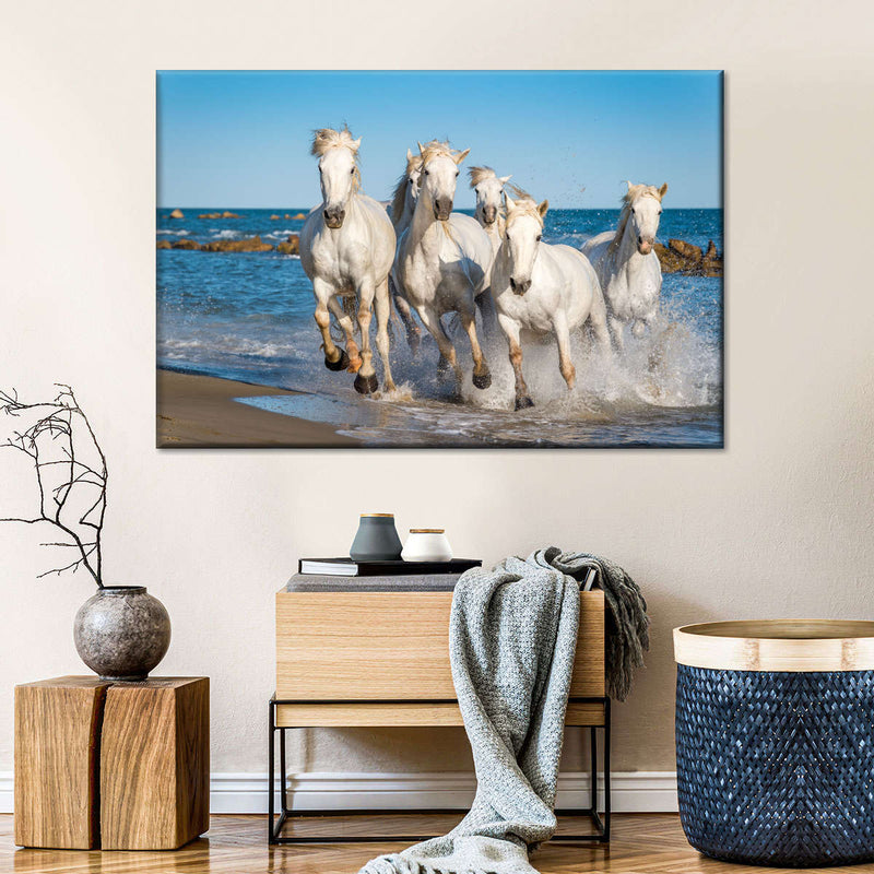 Camargue Horses Wall Art