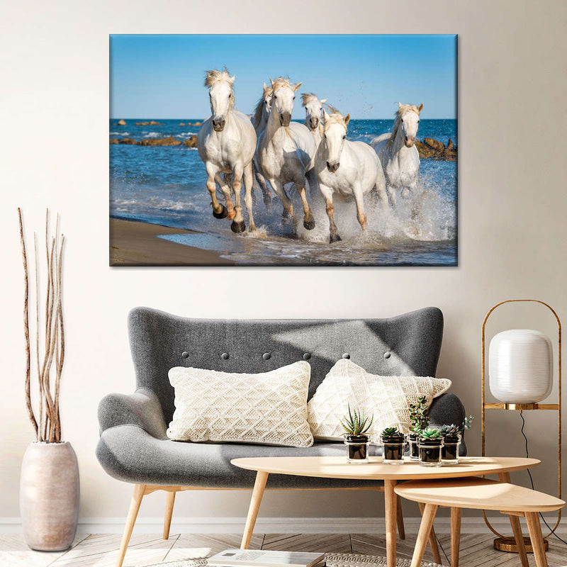 Camargue Horses Wall Art