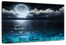 Romantic Full Moon Wall Art