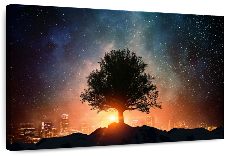 Starry Tree Wall Art