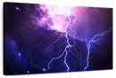 Cosmic Lightning Wall Art