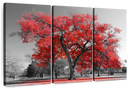 Red Tree Wall Art