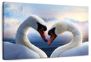 Swan Romance Wall Art