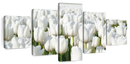 Endless White Tulips Wall Art