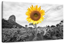 Pop Golden Sunflower Wall Art