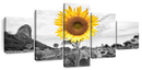 Pop Golden Sunflower Wall Art