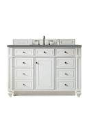 James Martin Bristol 48" Single Bathroom Vanity, Bright White