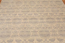6' x 9' Hand Knotted Damask Design 100% Wool Area rug Beige