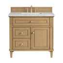 James Martin Lorelai 36" Single Bathroom Vanity, Light Natural Oak
