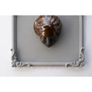 Gray Sculpture Wall Decor