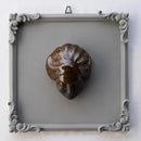 Gray Sculpture Wall Decor