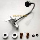 GobekUsa Dual Hole Brass Chrome Kitchen Sink Tap Mixer