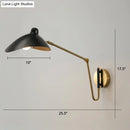 GobekUsa Duckbill Reading Light Metal Sconce - Adjustable Joint, Perfect for Single Bedroom