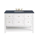 James Martin Breckenridge 48" Single Bathroom Vanity, Bright White