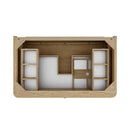 James Martin Allamari 36" Floating Single Bathroom Vanity, Dune Mist
