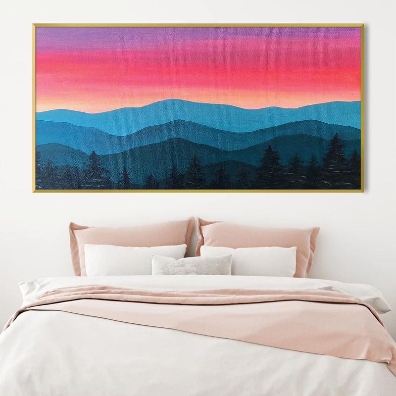 Dusk Over Silent Hills Canvas