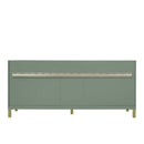 James Martin Chicago 72" Double Bathroom Vanity, Smokey Celadon