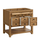 James Martin Malibu 36" Single Bathroom Vanity, Amber Birch