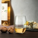 Pure Set of 4 White Wine Glasses by NUDE USA