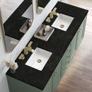 James Martin Chicago 72" Double Bathroom Vanity, Smokey Celadon