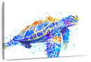 Sea Turtle Watercolor Wall Art