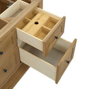 James Martin Breckenridge 60" Single Bathroom Vanity, Light Natural Oak