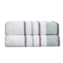 Decorative Cotton Stripe Bath Towel Set - Noelle Collection by Great Bay Home