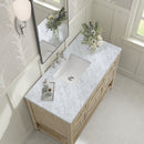 James Martin Breckenridge 48" Single Bathroom Vanity, Whitewashed Oak